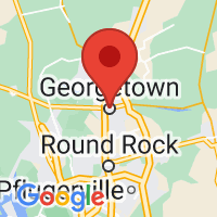 Map of Georgetown, TX US